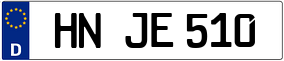 Truck License Plate